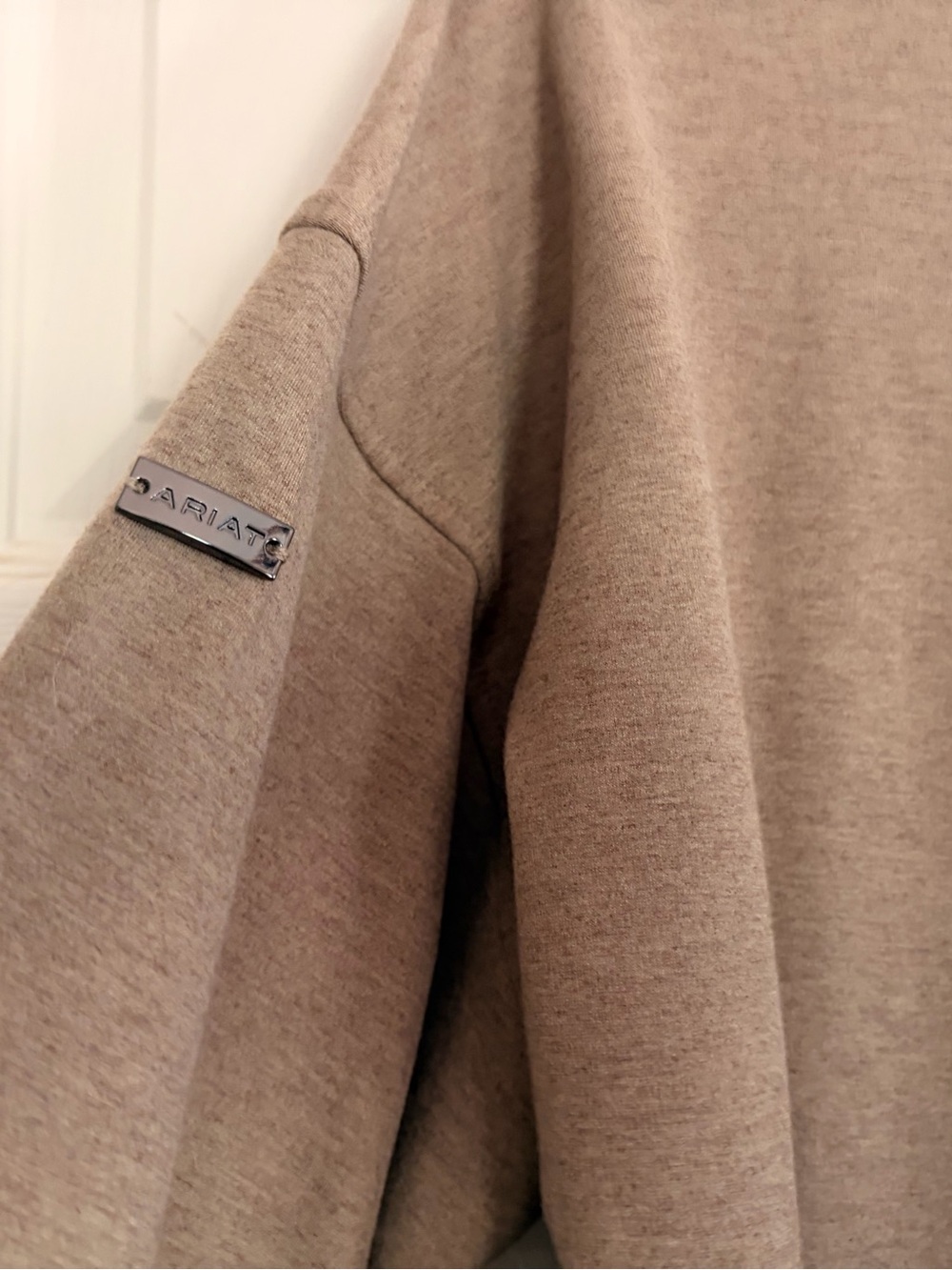 Ariat - Casual Half-Zip Pullover in Taupe - Picture 6 of 8